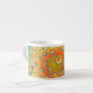 USA, Colorado, Lafayette. Water bubbles on glass 2 Espresso Cup