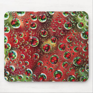 USA, Colorado, Lafayette. Water bubbles on glass 3 Mouse Mat