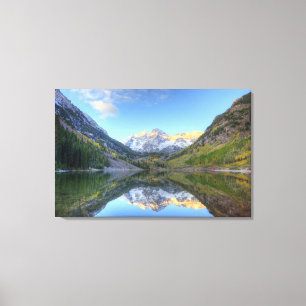 USA, Colorado, Maroon Bells-Snowmass Canvas Print