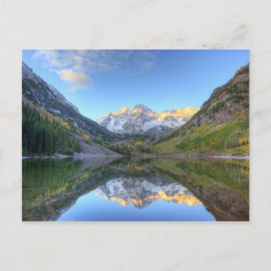 USA, Colorado, Maroon Bells-Snowmass Postcard