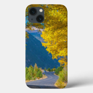 USA, Colorado. Road Flanked By Aspens iPhone 13 Case