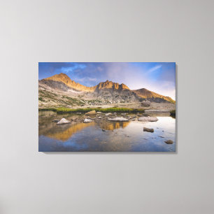 USA, Colorado, Rocky Mountain NP.  Storm clouds Canvas Print