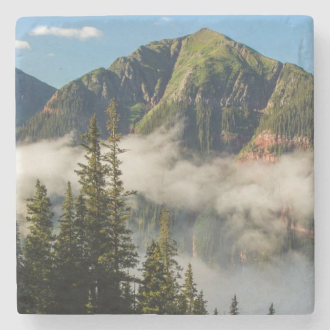 USA, Colorado, San Juan Mountains. Clearing Stone Coaster (Front)