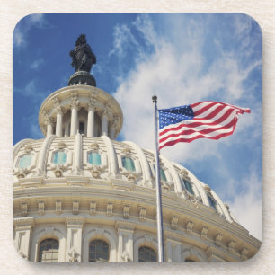 USA, Columbia, Washington DC, Capitol Building Coaster
