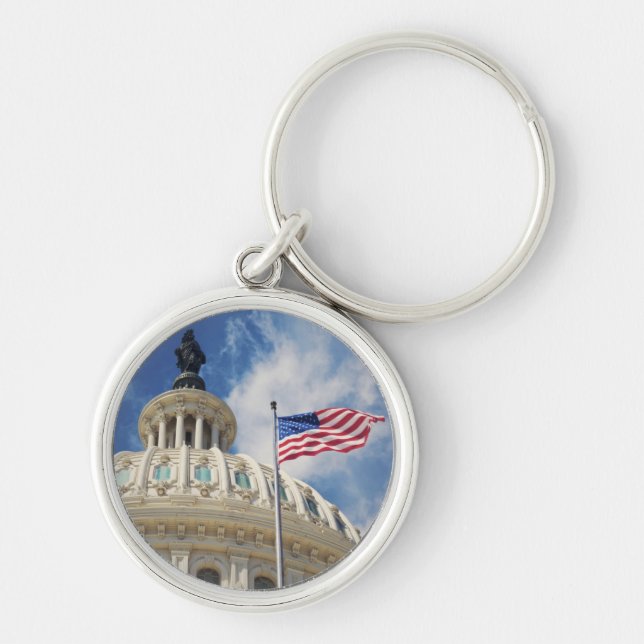 USA, Columbia, Washington DC, Capitol Building Key Ring (Front)
