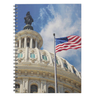 USA, Columbia, Washington DC, Capitol Building Notebook