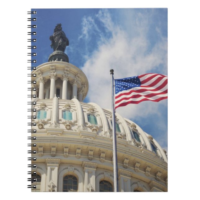 USA, Columbia, Washington DC, Capitol Building Notebook (Front)