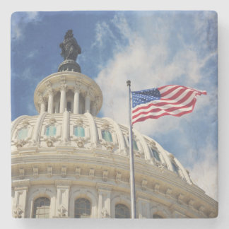 USA, Columbia, Washington DC, Capitol Building Stone Coaster