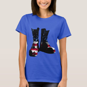 USA Combat Boots T-Shirt