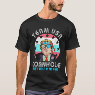 USA Cornhole Shirt  Team Cornhole Shirts  Funny Co