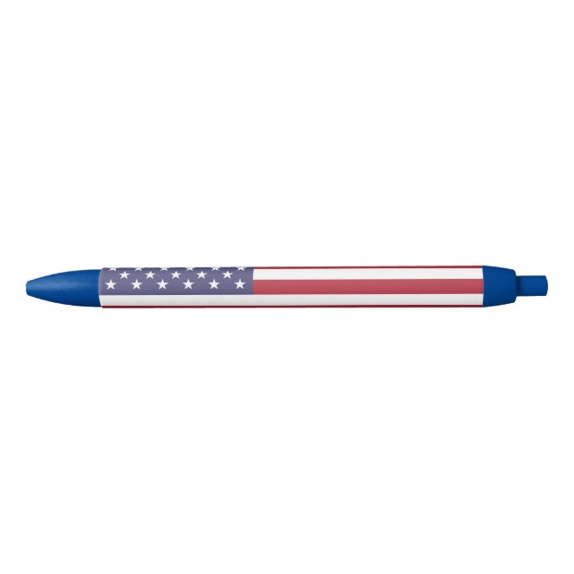 USA Country Flag Retractable Ballpoint Pen (Front)