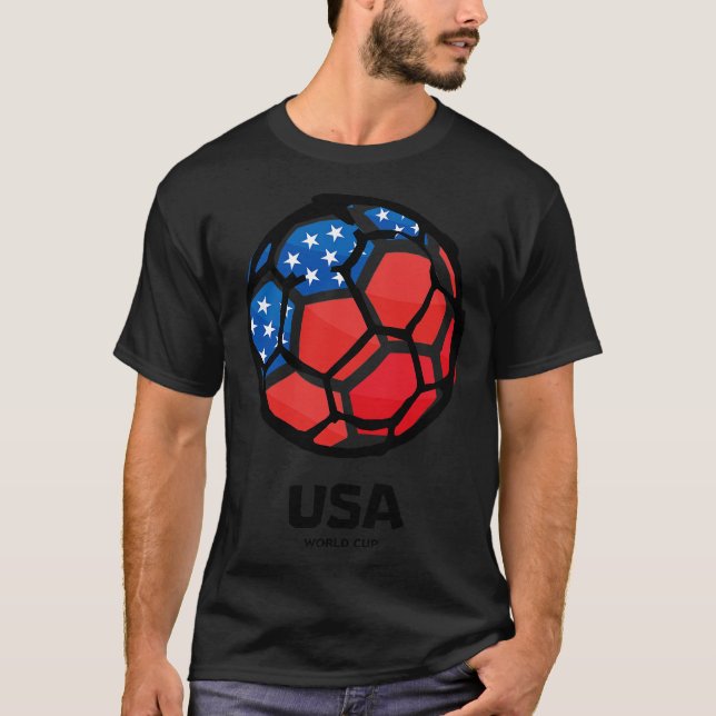 USA Country Flag T-Shirt (Front)