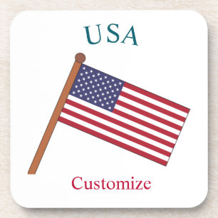 USA Country Flag Thunder_Cove Coaster