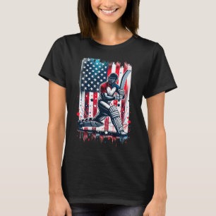 Usa Cricket Jersey Usa Cricket Team Lover Supporte T-Shirt