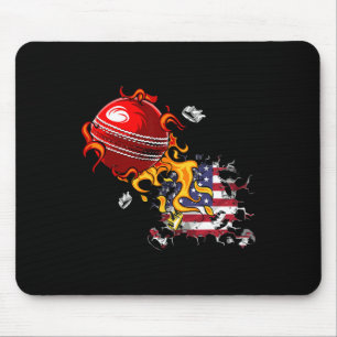 Usa Cricket Mouse Mat