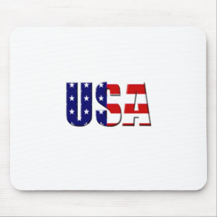 USA Custom Logo Design Mouse Mat