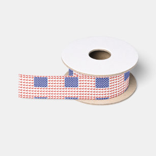 USA Dachshund Satin Ribbon