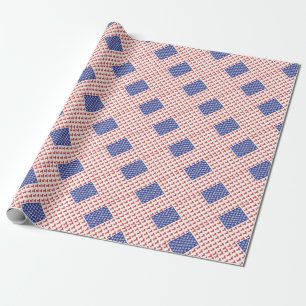 USA Dachshund Wrapping Paper