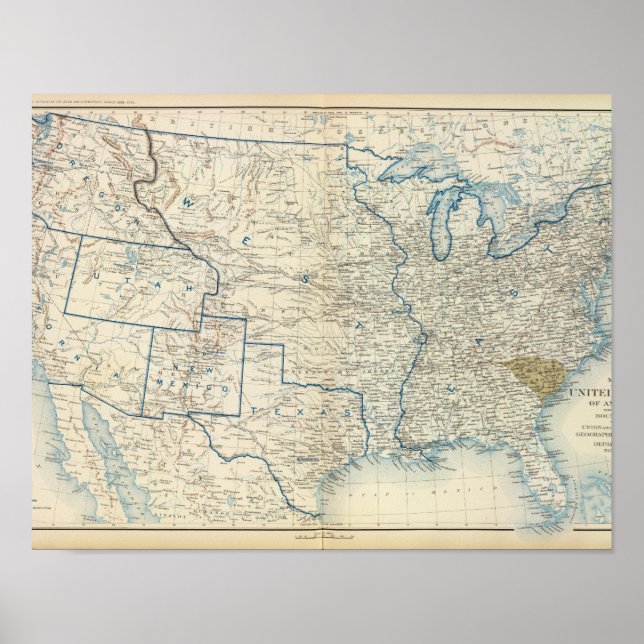 USA Dec 1860 Poster (Front)