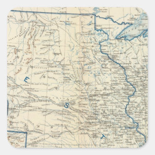 USA Dec 1860 Square Sticker