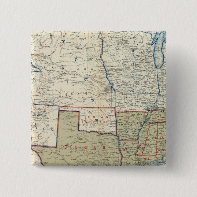 USA Dec 1861 15 Cm Square Badge (Front)
