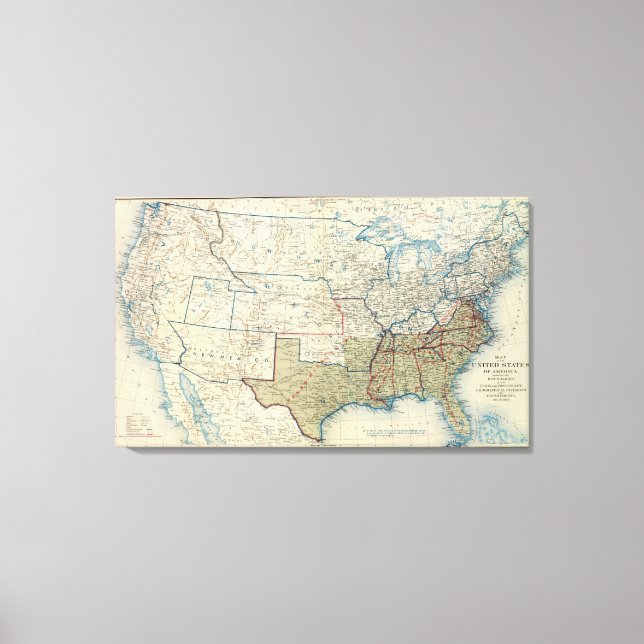 USA Dec 1863 Canvas Print (Front)