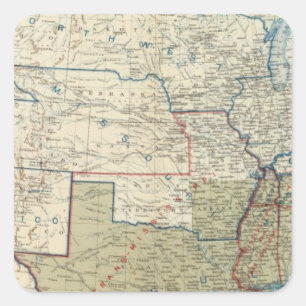 USA Dec 1863 Square Sticker