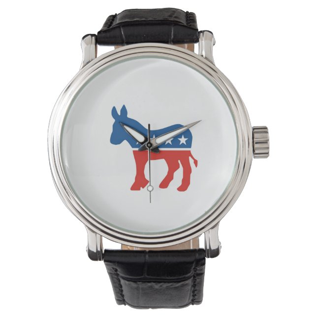 usa democrat party united states america symbol watch (Front)