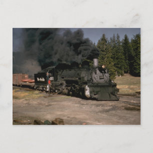 USA, Denver & Rio Grande 2-8-2 narrow gauge Postcard
