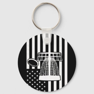 Usa Disc Golf Flag - American Disc Golf Sket And F Key Ring