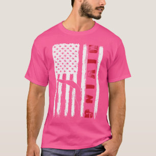 Usa Diving Team American Flag Us Diving Diver T-Shirt