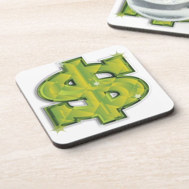 USA Dollar Bill Coaster (Left Side)
