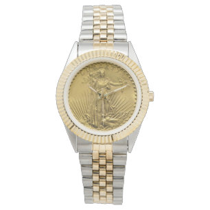 USA Double Eagle St Gaudens 1927 Gold Coin $20 Watch