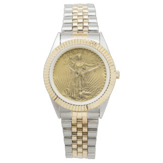 USA Double Eagle St Gaudens 1927 Gold Coin $20 Watch