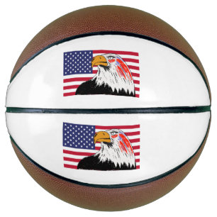 USA Drawing of an Eagle Basketball