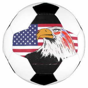 USA Drawing of an Eagle Football