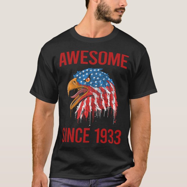 USA Eagle - Awesome Since 1933 T-Shirt (Front)
