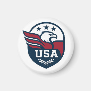 USA Eagle Crest Magnet