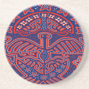 USA Eagle Democratic Patriot Coaster