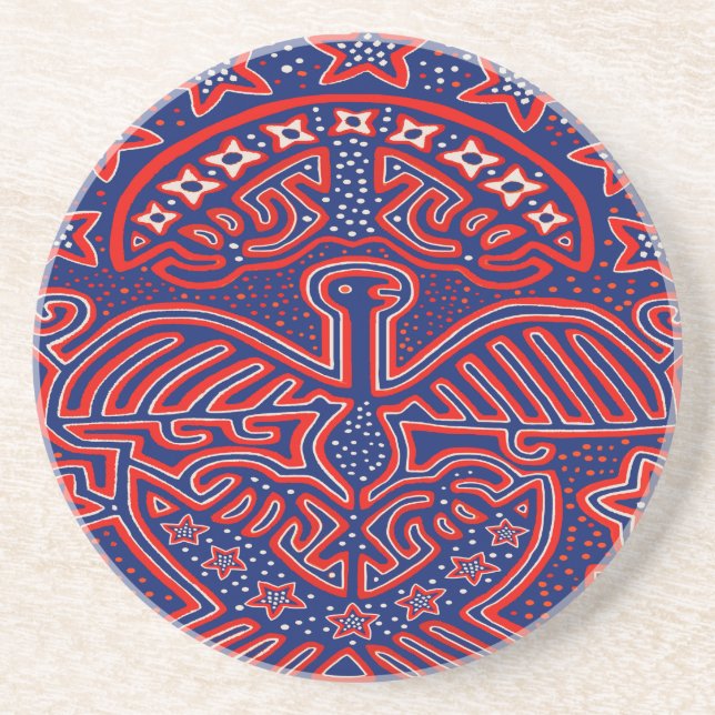 USA Eagle Democratic Patriot Coaster (Front)