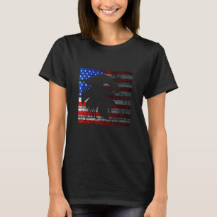 Usa Eagle Freedom American Pride 4th Of July Vinta T-Shirt
