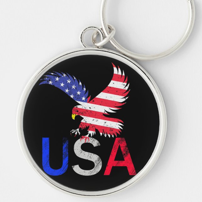 USA Eagle Key Ring (Front)