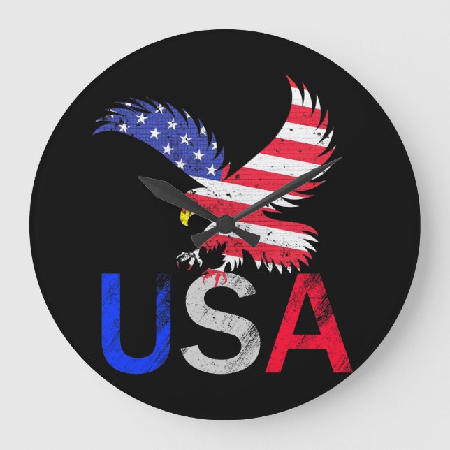 USA Eagle Large Clock (Front)