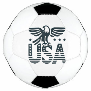 USA Eagle Patriotic Desig -Stars and Stripes Style Football