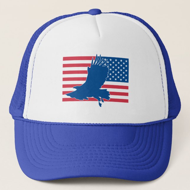 USA eagle Trucker Hat (Front)