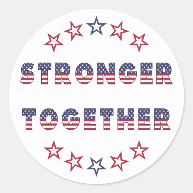 USA Elections Party Collection! Classic Round Sticker (Front)