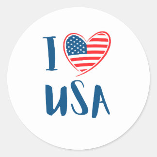 USA Elections Party Collection! Classic Round Sticker