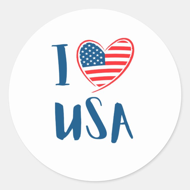 USA Elections Party Collection! Classic Round Sticker (Front)