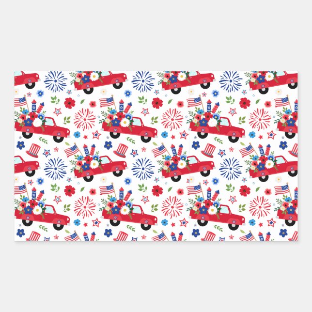 USA Elections Party Collection! Rectangular Sticker (Front)