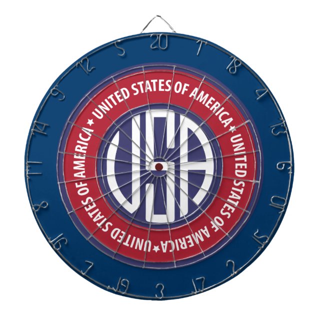 USA emblem Dartboard (Front)